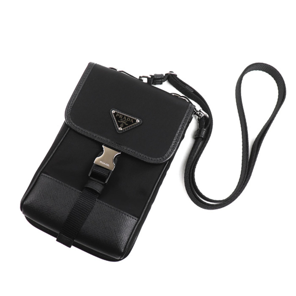 PRADA Black Saffiano Shoulder Bag - Picture 1 of 7